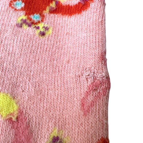 Oilily Organic Cotton Puff Sleeve Dress and Tights Size 104 (4 Years) Pink Multi - Picture 14 of 16